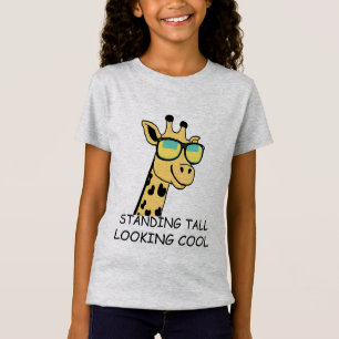 Camiseta Girafa em óculos escuros