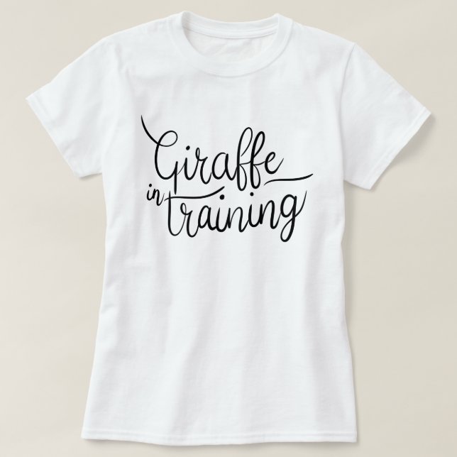 Camiseta Girafa em T-shirt para treino (Frente do Design)