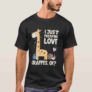 Camiseta Girafa Engraçada, Eu Só Preguei Girafas