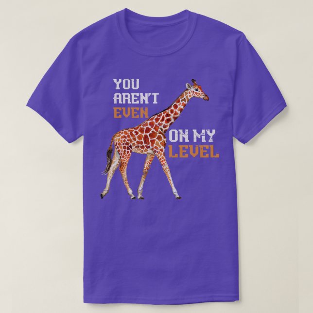 Camiseta Girafa Engraçada Lover Gift Giraffe 1 (Frente do Design)