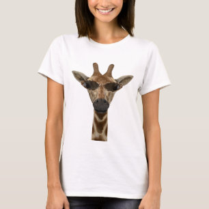 Camiseta Girafa engraçado em incógnito com óculos de sol