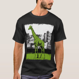 Camiseta girafa estilizada