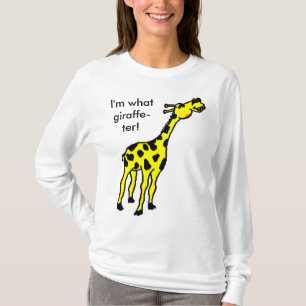 Camiseta girafa, eu sou que girafa-ter!