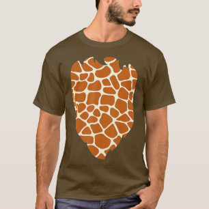 Camiseta Girafa Figurino Belly Giraffe Truque De Padrão Ou