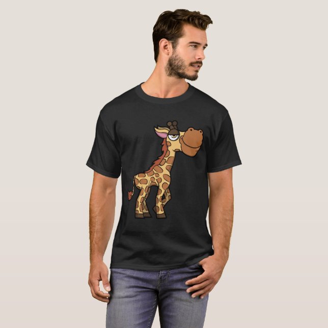 Camiseta Girafa Fofa (Frente Completa)