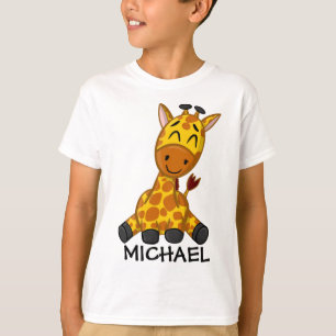 Camiseta Girafa, Girafa Selva - Nome Zoo Safari