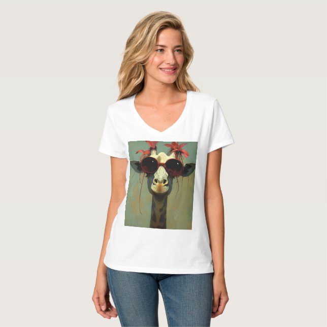 Camiseta Girafa legal (Frente Completa)