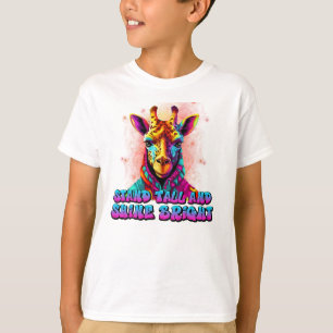 Camiseta Girafa legal e alta