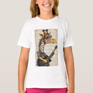 Camiseta Girafa Menina Legal - Presente Vida Selva