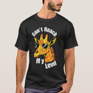 Camiseta Girafa Não Consegue Alcançar Meu Nível Sarcasmo