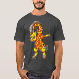 Camiseta Girafa no Hip Hop Dance Dab