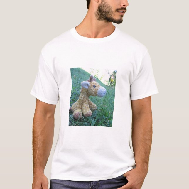 Camiseta Girafa no selvagem (Frente)