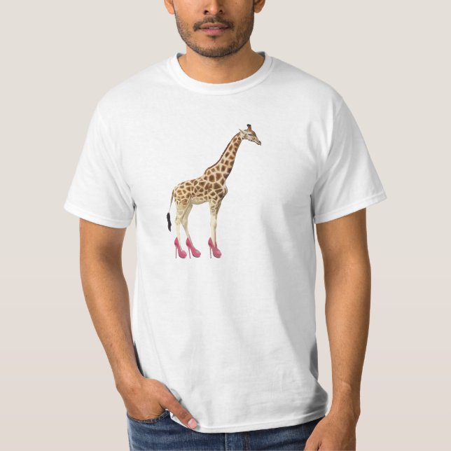 Camiseta Girafa nos saltos altos (Frente)