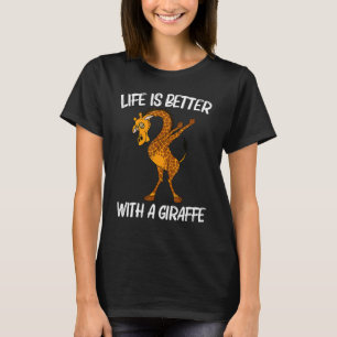 Camiseta Girafa Para Homens Mulheres Safari Selvagem Zoológ