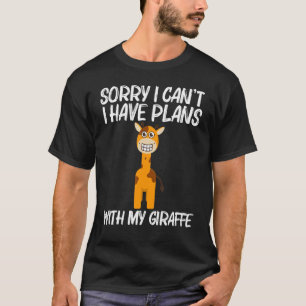 Camiseta Girafa Para Homens Safari Animais Selvagens 1