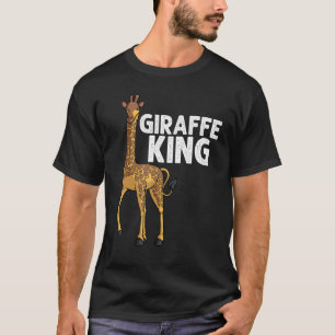 Camiseta Girafa Para Homens Vovô Pai Giraffe Animal 1