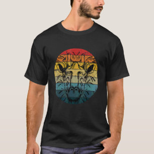Camiseta Girafa Para Meninas Crianças Meninas Mulheres Anim