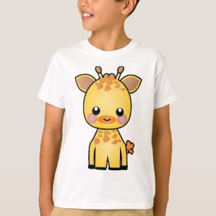 Camiseta Girafa Pequena e Bonita