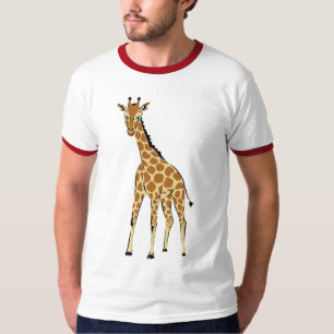 Camiseta Girafa pequeno bonito