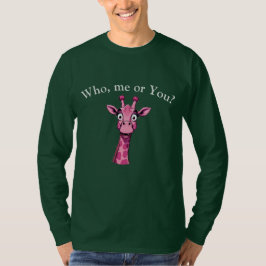 Camiseta Girafa Rosa Surpresa