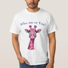 Camiseta Girafa Rosa Surpresa