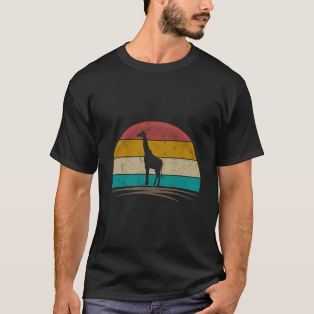 Camiseta Girafa Safari Girafa Angustiada (Frente)