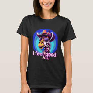Camiseta Girafa se sente bem engraçada T-Shirt