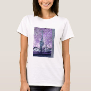 Camiseta Girafas roxas