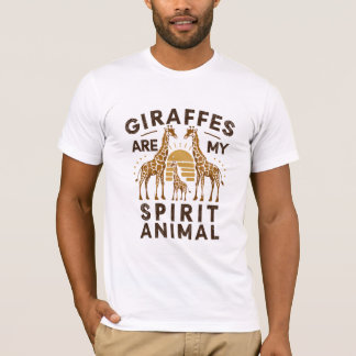 Camiseta Girafas São Meu Animal Espirituoso