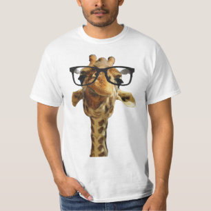 Camiseta giraff na ideia do presente do design das