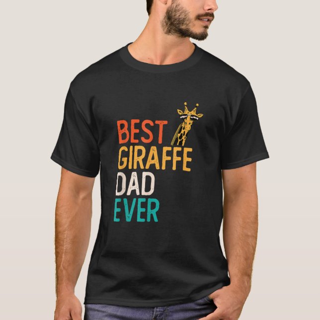 Camiseta Giraff Zoo Amante de os animais Engraçado Girafa P (Frente)