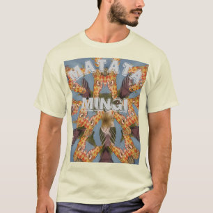 Camiseta Giraffe Abstrato Art Impressão