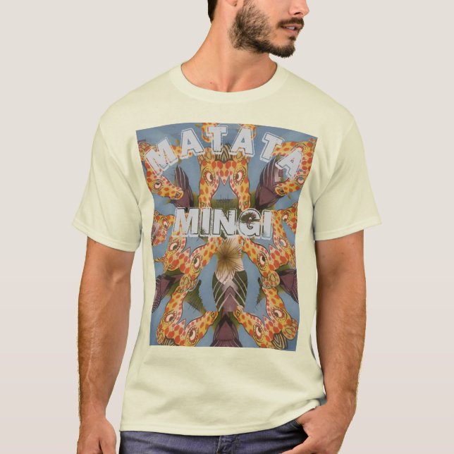 Camiseta Giraffe Abstrato Art Impressão (Frente)