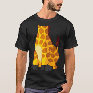 Camiseta Giraffe Adultos Homens Mulheres Girafa Costume Shi