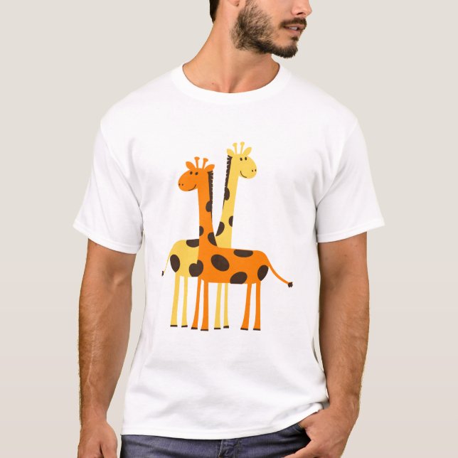 Camiseta Giraffe Africa Safari (Frente)