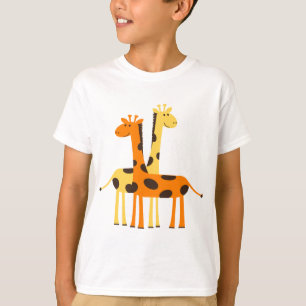 Camiseta giraffe africa safari vida selvagem
