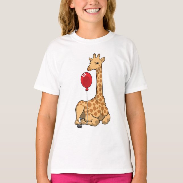 Camiseta Giraffe Balloon (Frente)