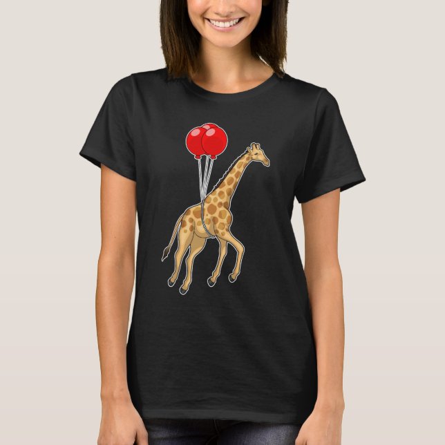 Camiseta Giraffe Balloon (Frente)