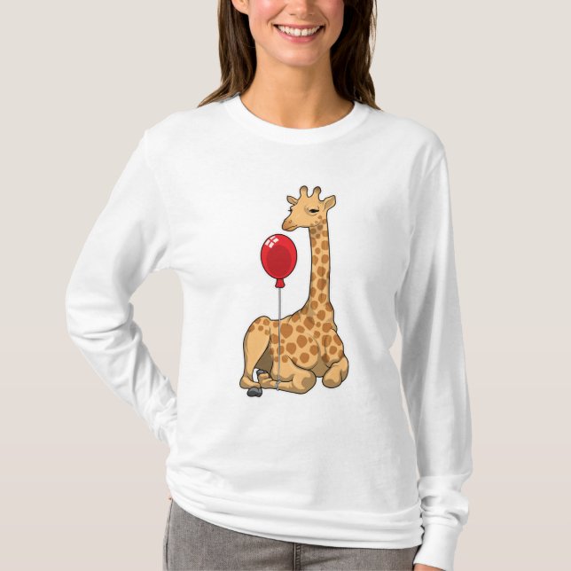 Camiseta Giraffe Balloon (Frente)