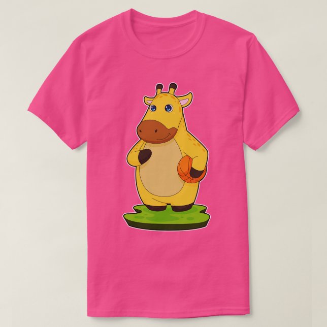 Camiseta Giraffe Basquete (Frente do Design)