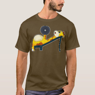 Camiseta Giraffe Bodybuilding Dumbbell