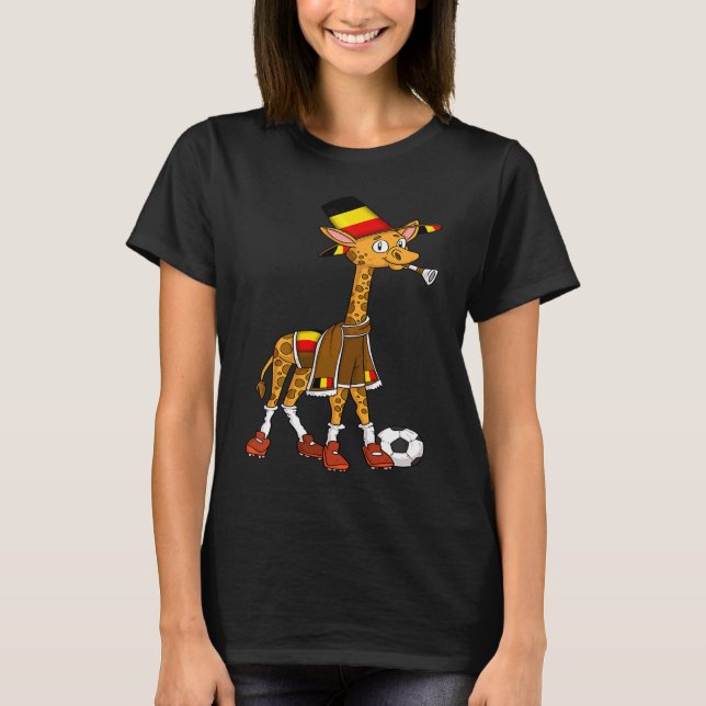 Camiseta Giraffe fan Belgium (Frente)
