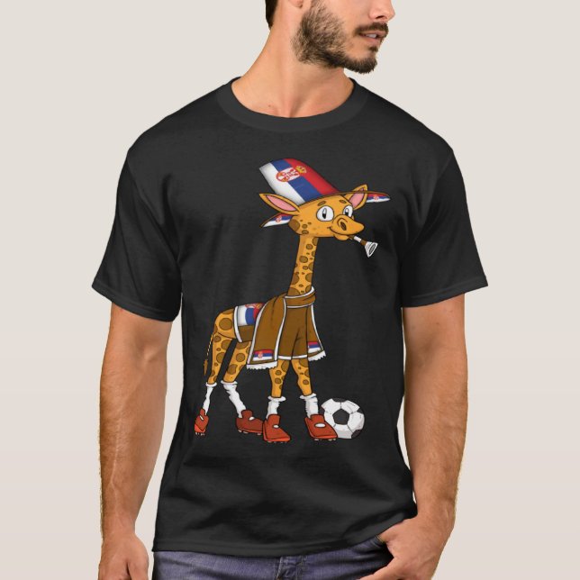 Camiseta Giraffe Fan Serbia (Frente)
