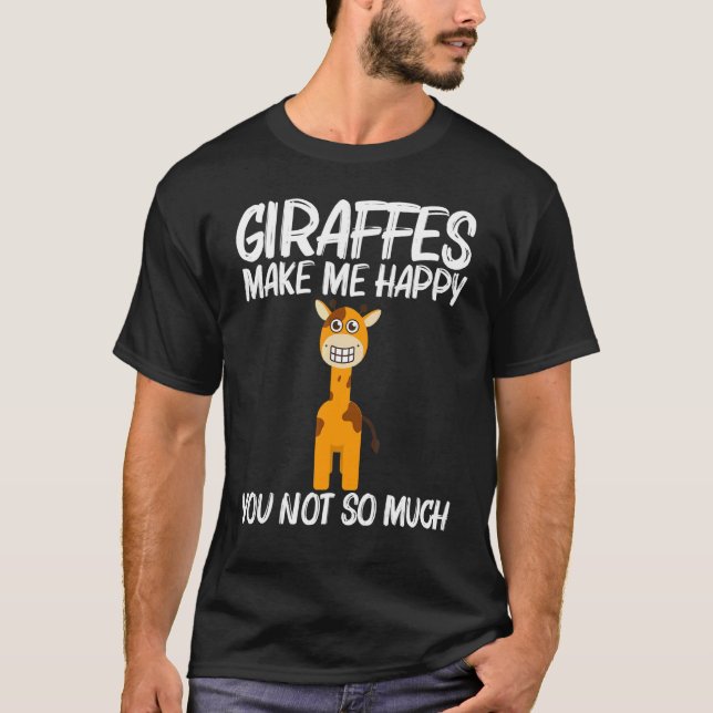 Camiseta Giraffe For Men Women Safari Wildlife Animal (Frente)