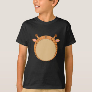 Camiseta Giraffe Funny Zoo Animais Rodando Girafas