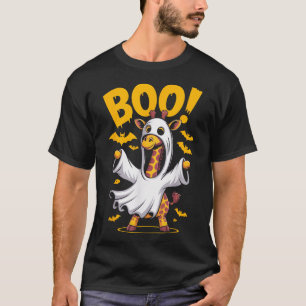 Camiseta Giraffe Ghost Costume Boo Halloween Dons