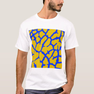 Camiseta Giraffe Impressão Amarelo