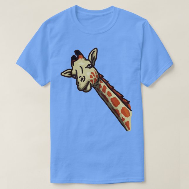 Camiseta Giraffe Lady Zookeeper Zoogoer Wildlife Animal Saf (Frente do Design)