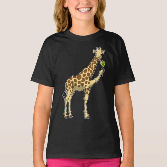 Camiseta Giraffe Lollipop (Frente)