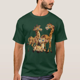 Camiseta Giraffe Lover Cute Africa Safari Zoo Família Anima